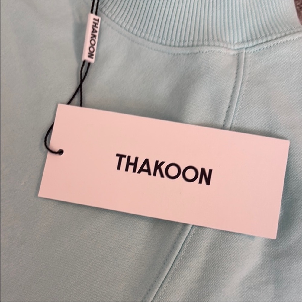 NWT THAKOON Light Blue Sweatshirt SIZE MEDIUM - Picture 5 of 5
